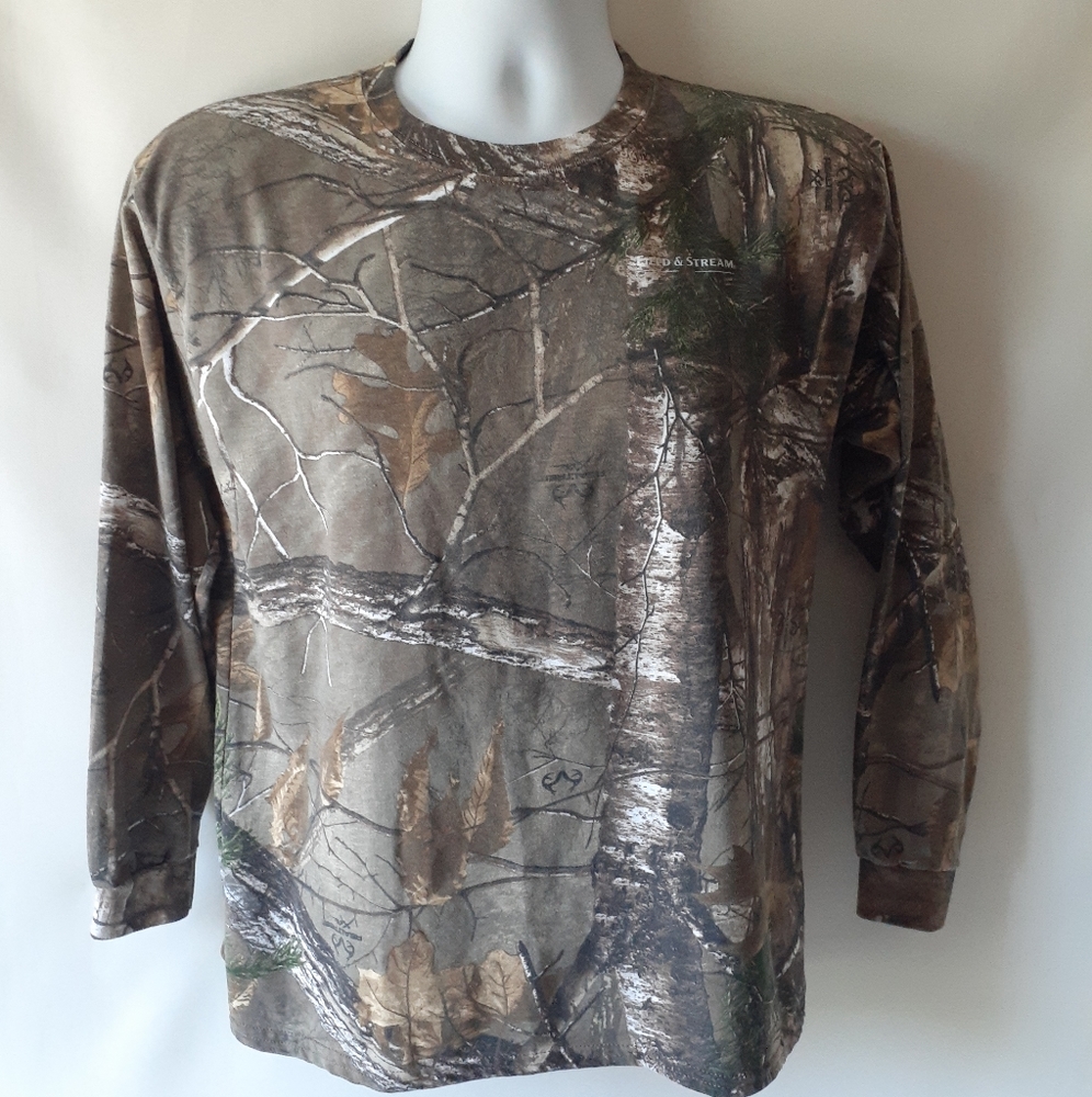Field & Stream boys treeline camouflage top